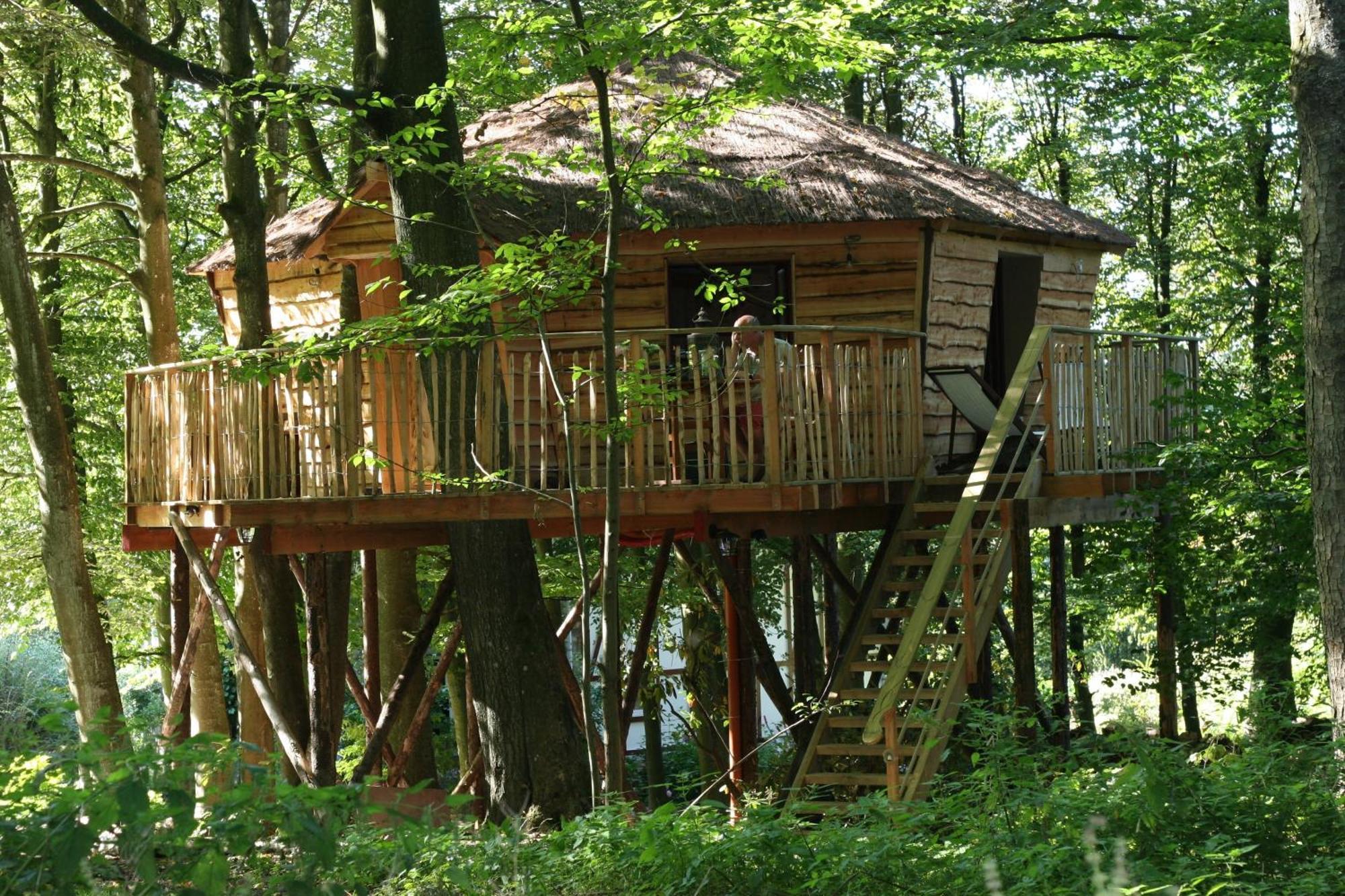 ספא B&B La Cabane Du Bois Dormant מראה חיצוני תמונה